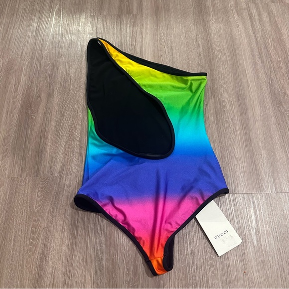 Gucci rainbow color block one piece swimsuit - Picture 9 of 9